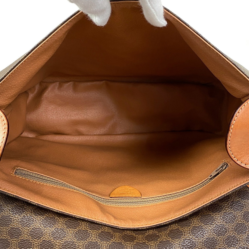 Celine Macadam Pattern Drawstring Shoulder Bag Br… - image 7